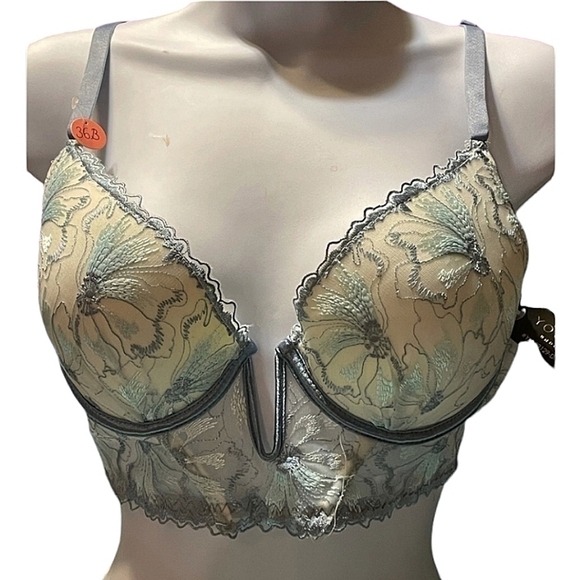 Youmita Lace Intimate Apparel Chiffon Size 36B - Picture 1 of 4